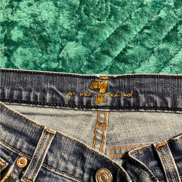 7 For All Mankind Light Blue Denim Jeans - Picture 3 of 10